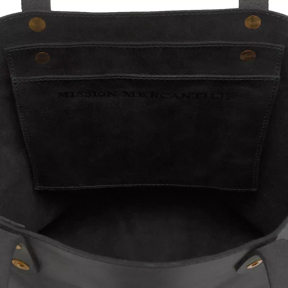 Eden LARGE Leather Tote Bag - Classic by Mission Mercantile Leather Goods, handmade leather goods detail photo 29
