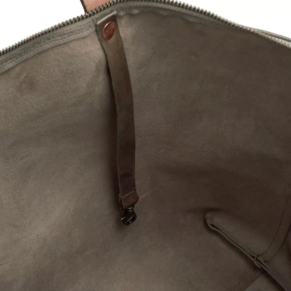 Eden LARGE Leather Tote Bag - Zippered by Mission Mercantile Leather Goods, handmade leather goods detail photo 11