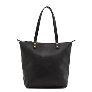 Eden LARGE Leather Tote Bag - Zippered by Mission Mercantile Leather Goods, handmade leather goods detail photo 14