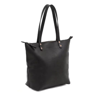 Eden LARGE Leather Tote Bag - Zippered by Mission Mercantile Leather Goods, handmade leather goods detail photo 16
