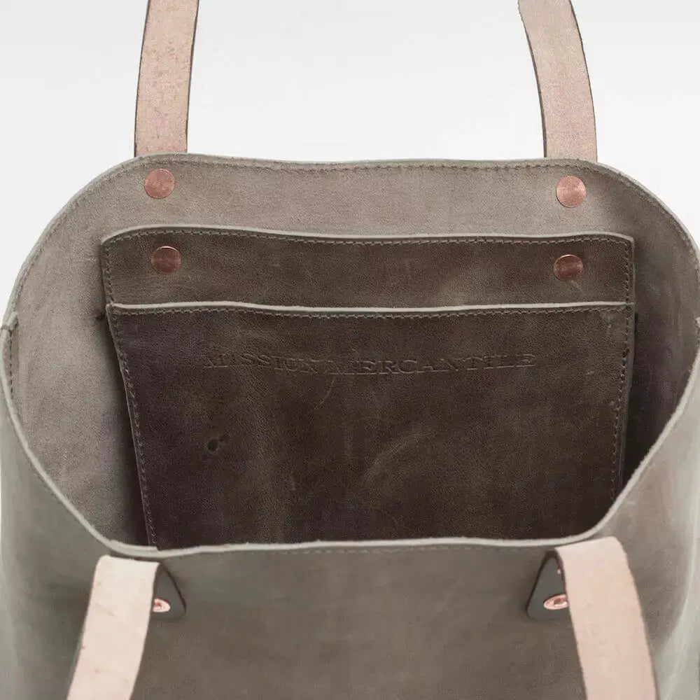 Eden MEDIUM Leather Tote Bag - Classic Mission Mercantile Leather Goods