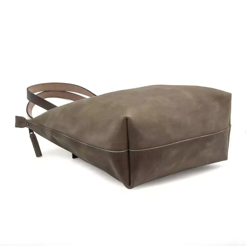 Eden MEDIUM Leather Tote Bag - Zippered Mission Mercantile Leather Goods