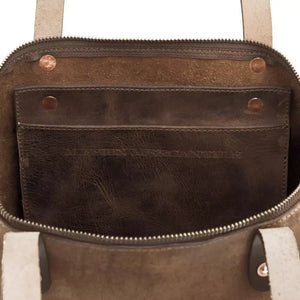 Eden MEDIUM Leather Tote Bag - Zippered Mission Mercantile Leather Goods