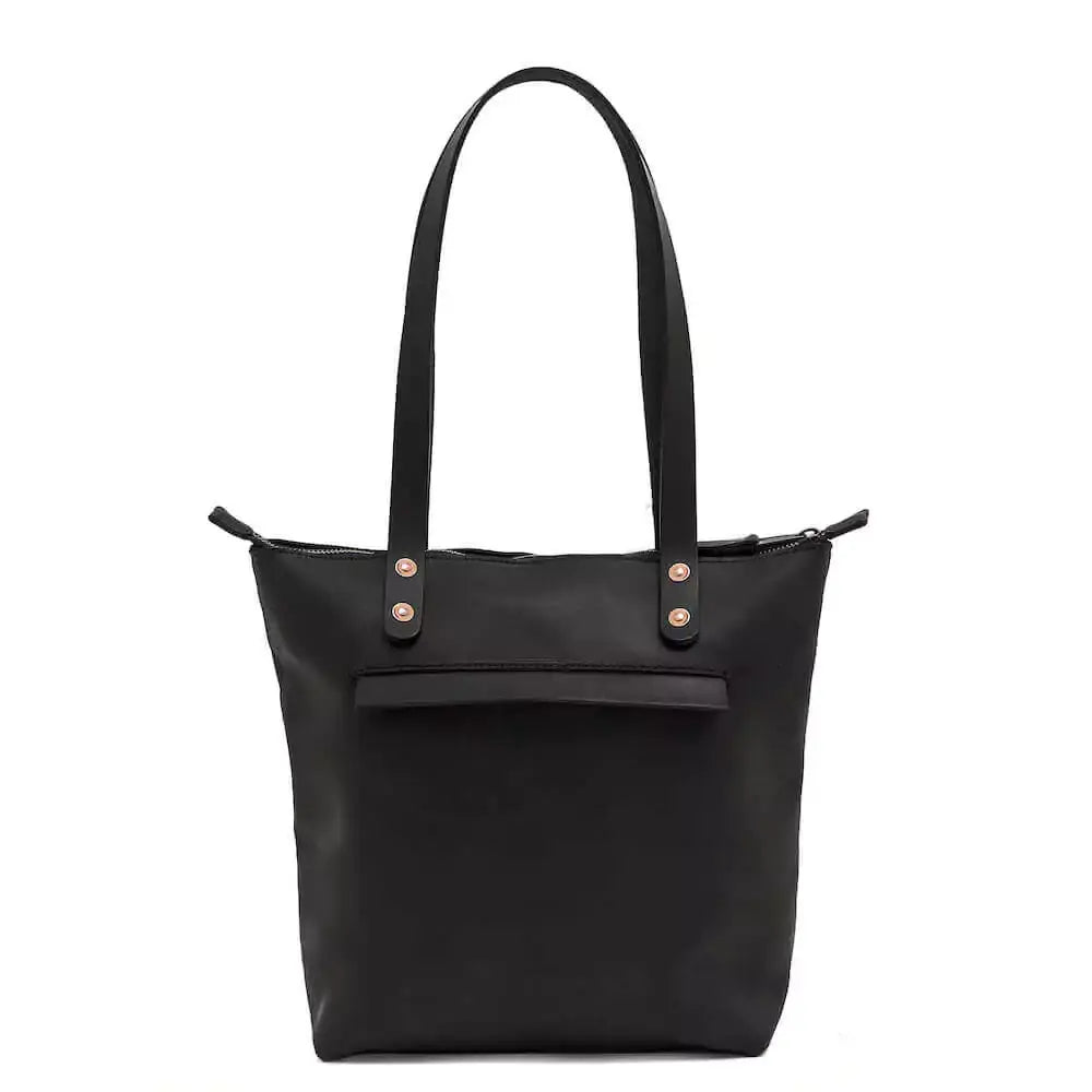 Eden MEDIUM Leather Tote Bag - Zippered Mission Mercantile Leather Goods