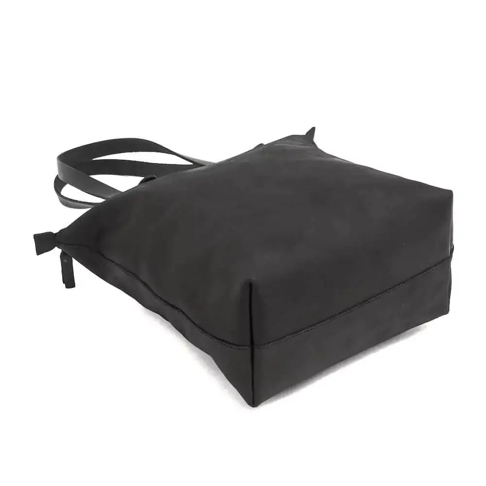 Eden MEDIUM Leather Tote Bag - Zippered Mission Mercantile Leather Goods
