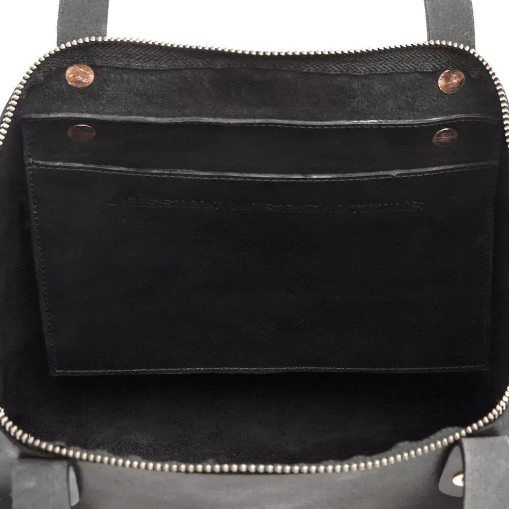 Eden MEDIUM Leather Tote Bag - Zippered Mission Mercantile Leather Goods