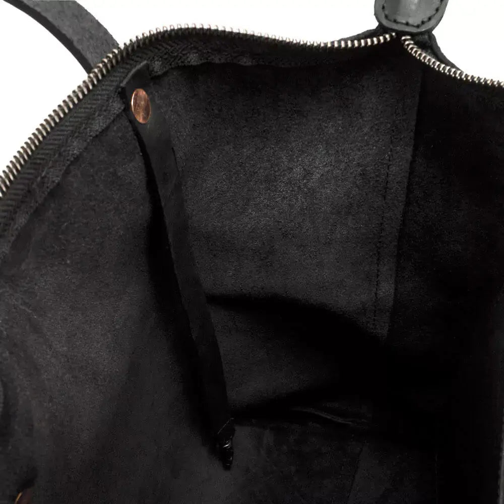 Eden MEDIUM Leather Tote Bag - Zippered Mission Mercantile Leather Goods