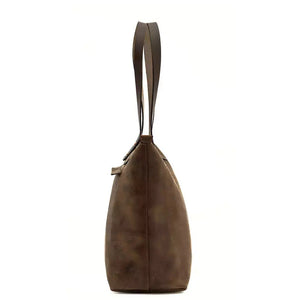 Eden MEDIUM Leather Tote Bag - Zippered Mission Mercantile Leather Goods
