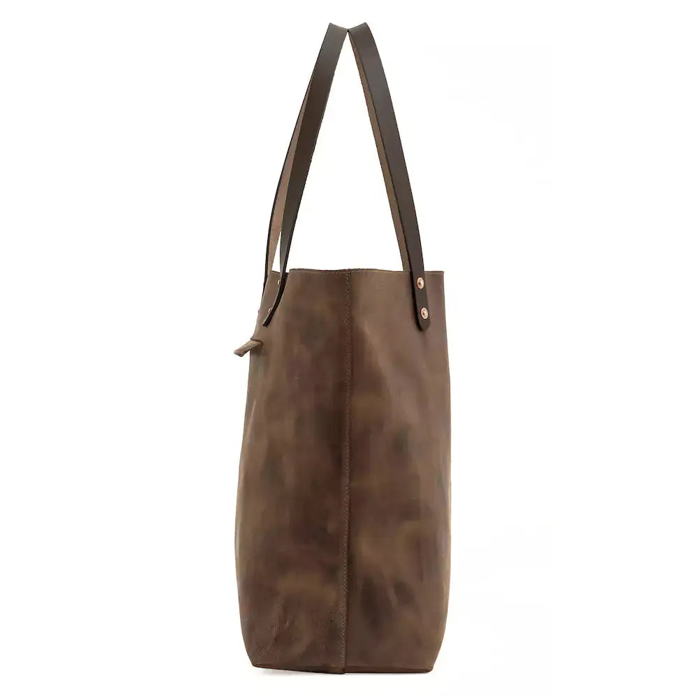 Eden OVERSIZED Leather Tote Bag - Classic Mission Mercantile Leather Goods