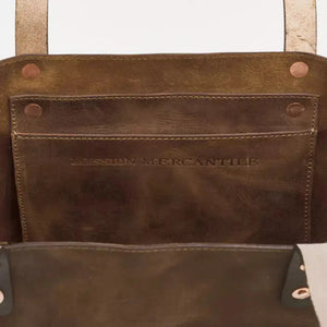 Eden OVERSIZED Leather Tote Bag - Classic Mission Mercantile Leather Goods