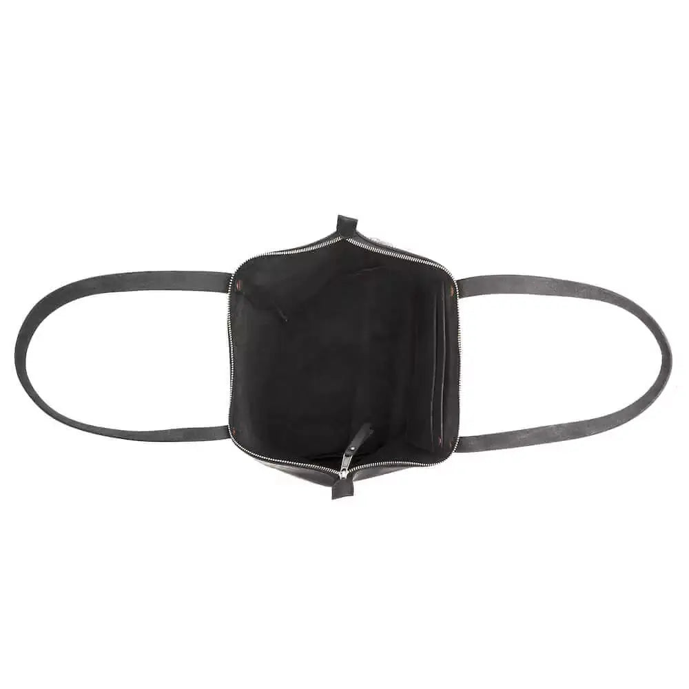 Eden OVERSIZED Leather Tote Bag - Zippered Mission Mercantile Leather Goods