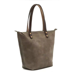 Eden OVERSIZED Leather Tote Bag - Zippered Mission Mercantile Leather Goods