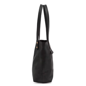 Eden SMALL Leather Tote Bag - Classic by Mission Mercantile Leather Goods, handmade leather goods detail photo 7