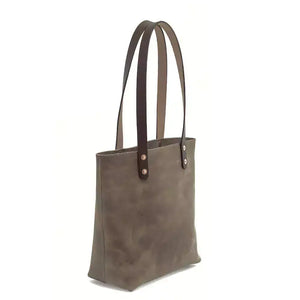 Eden SMALL Leather Tote Bag - Classic by Mission Mercantile Leather Goods, handmade leather goods detail photo 16
