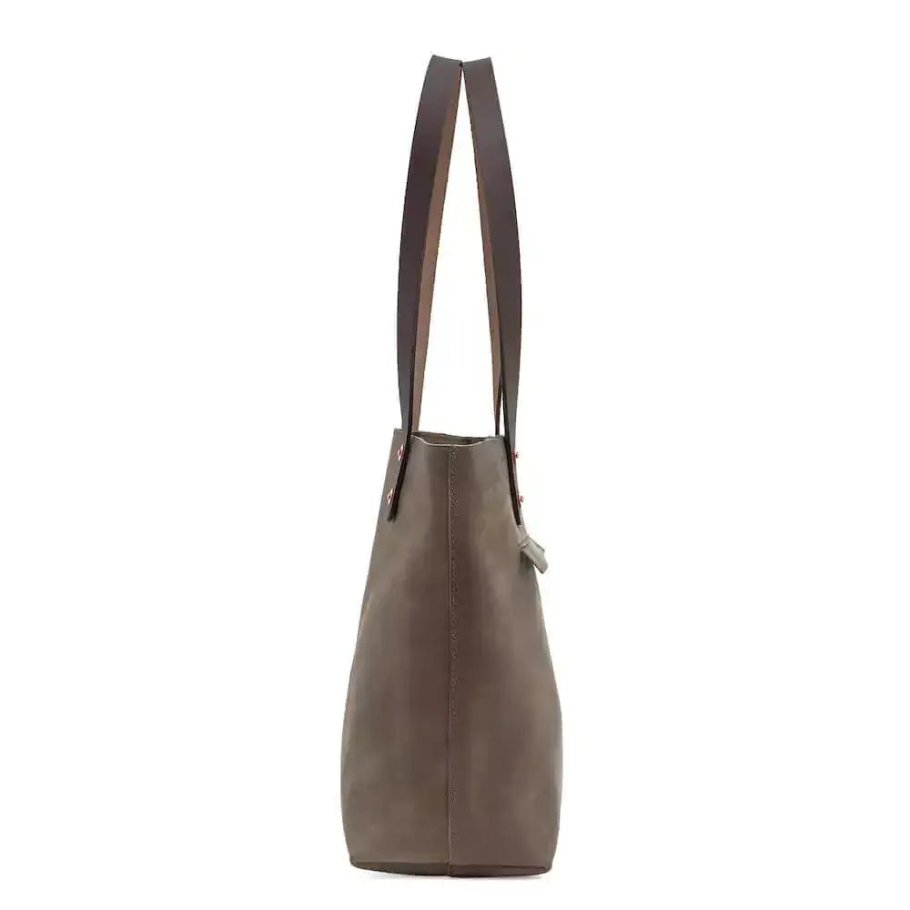 Eden SMALL Leather Tote Bag - Classic by Mission Mercantile Leather Goods, handmade leather goods detail photo 17