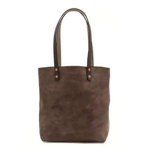 Eden SMALL Leather Tote Bag - Classic by Mission Mercantile Leather Goods, handmade leather goods detail photo 24