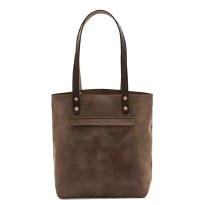 Eden SMALL Leather Tote Bag - Classic by Mission Mercantile Leather Goods, handmade leather goods detail photo 25