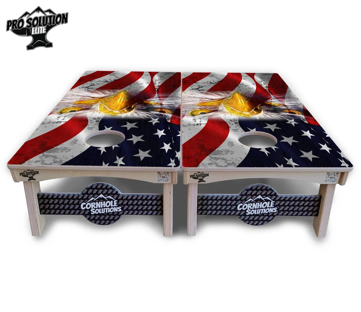 Electric Eagle Cornhole Boards - Pro Solution Elite Series by Cornhole Solutions, custom cornhole board detail photo 3