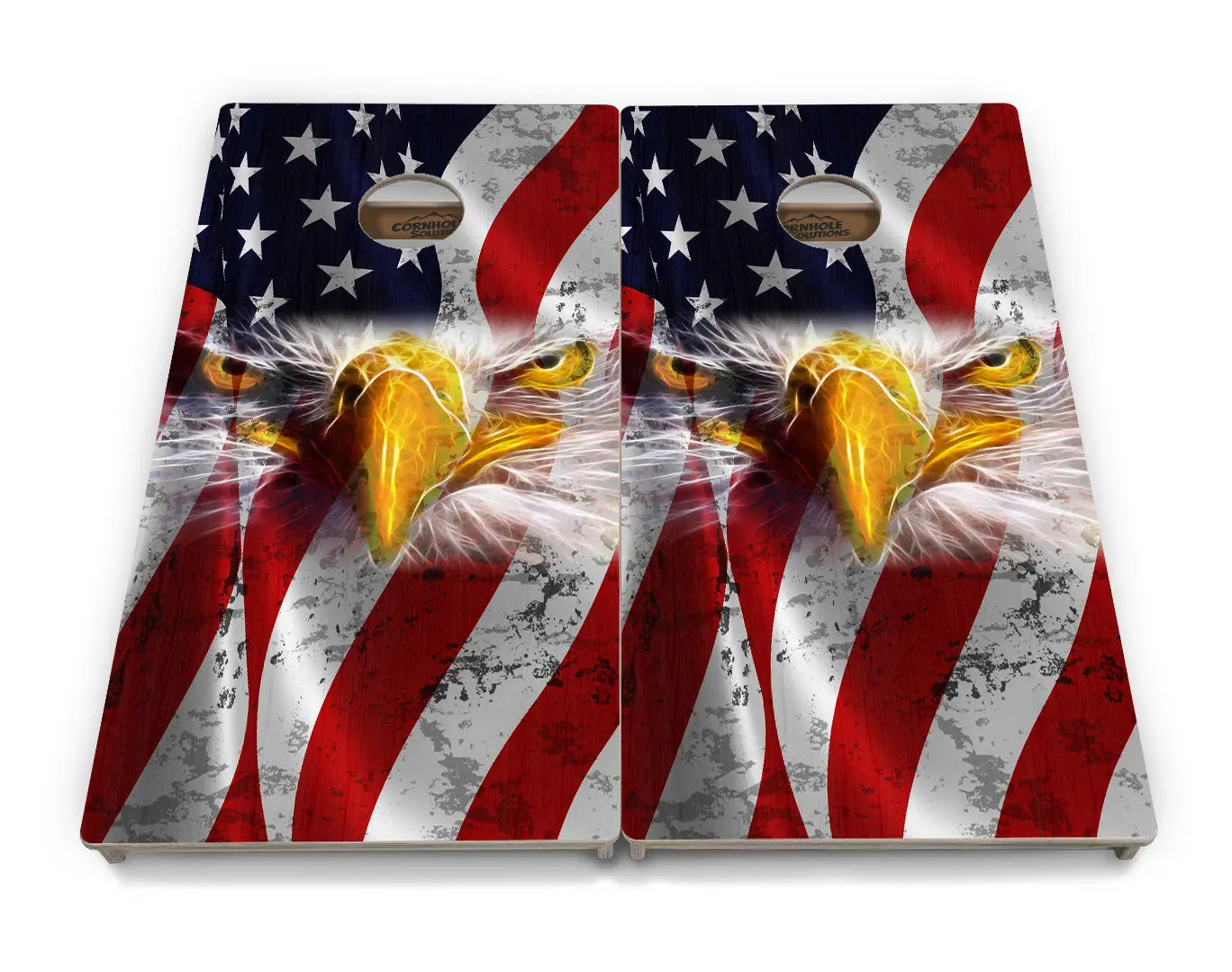 Electric Eagle Cornhole Boards - Professional Tournament Series by Cornhole Solutions, custom cornhole board detail photo 2