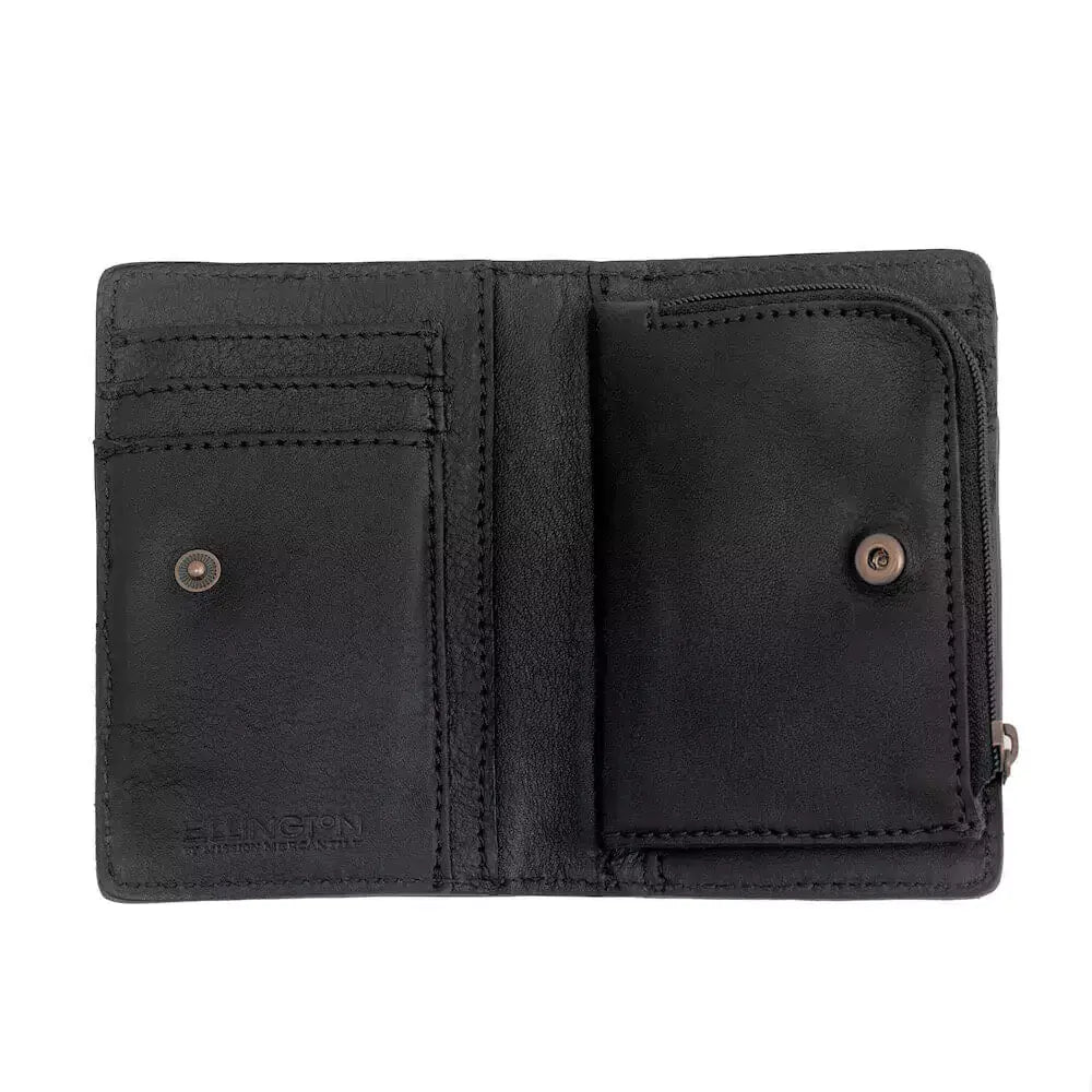 Ellie Leather Wallet by Mission Mercantile Leather Goods, handmade leather goods detail photo 5