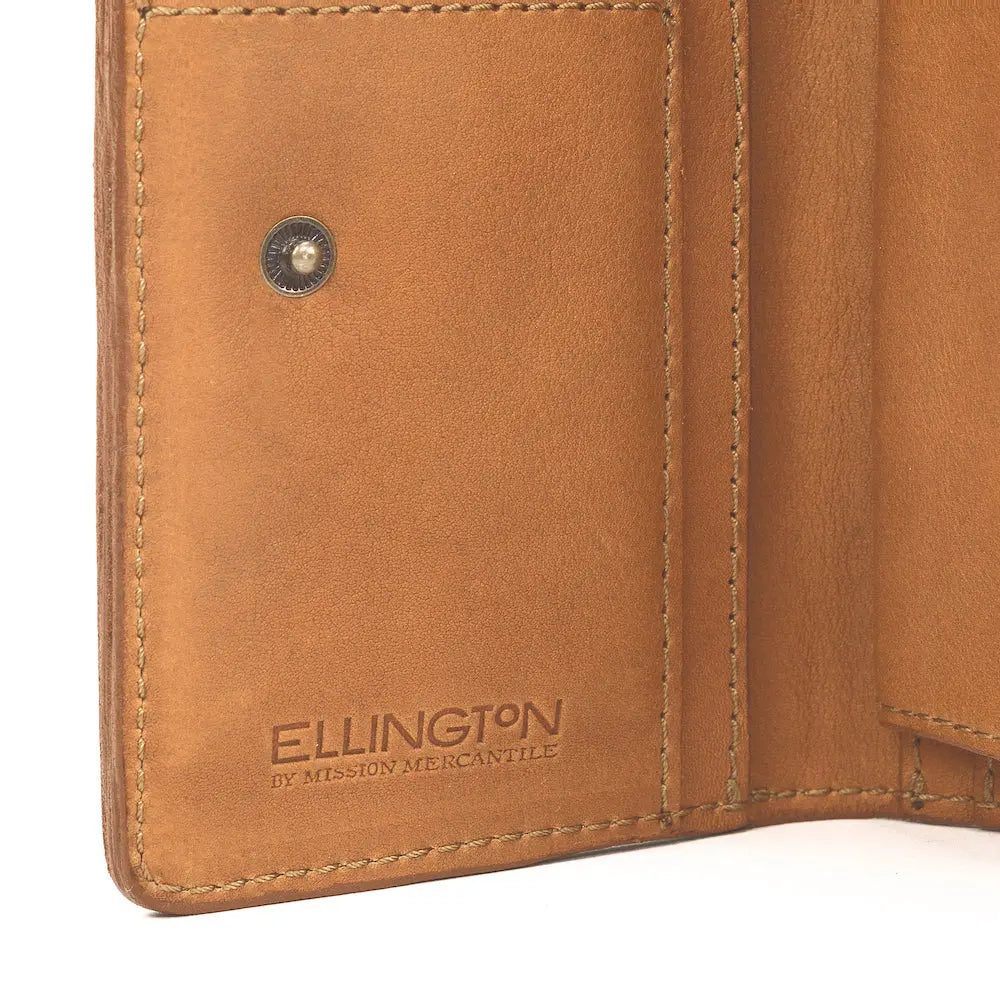 Ellie Leather Wallet by Mission Mercantile Leather Goods, handmade leather goods detail photo 14