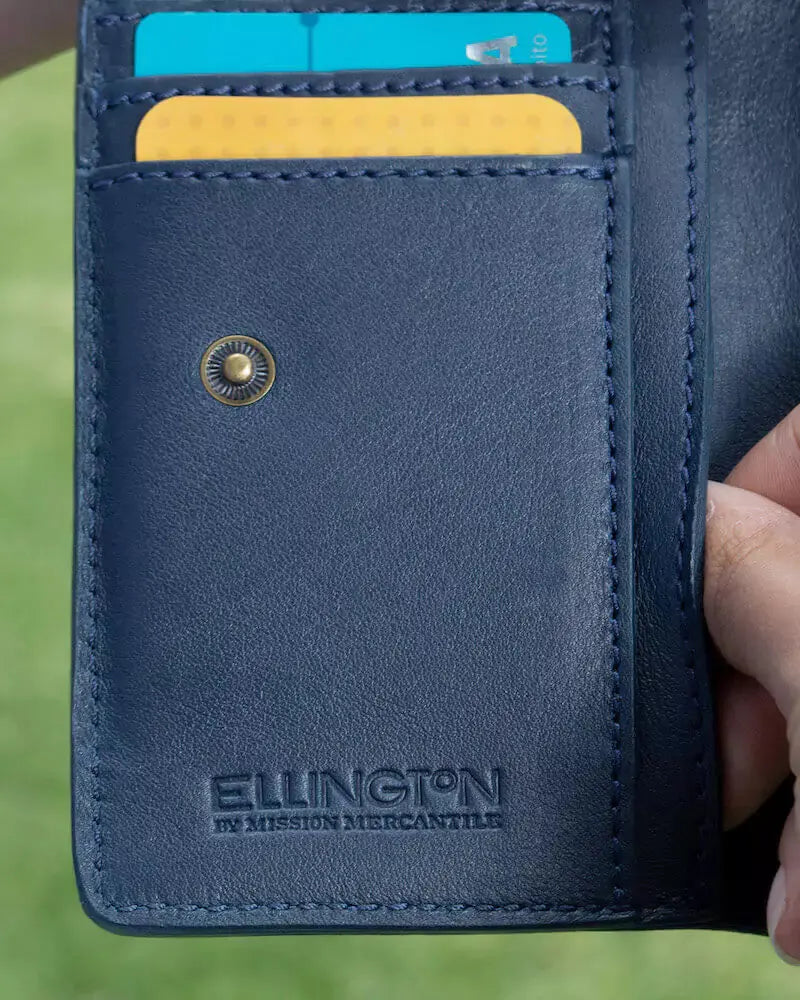 Ellie Leather Wallet by Mission Mercantile Leather Goods, handmade leather goods detail photo 17