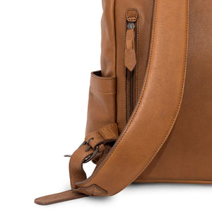Ellington Leather Backpack by Mission Mercantile Leather Goods, handmade leather goods detail photo 12