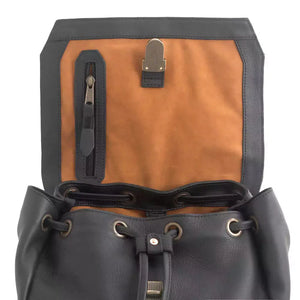 Ellington Leather Backpack by Mission Mercantile Leather Goods, handmade leather goods detail photo 23