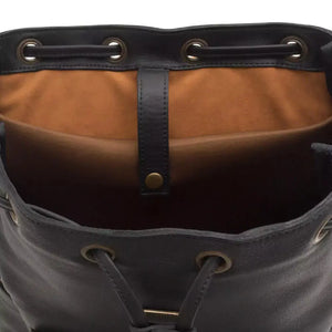 Ellington Leather Backpack by Mission Mercantile Leather Goods, handmade leather goods detail photo 25