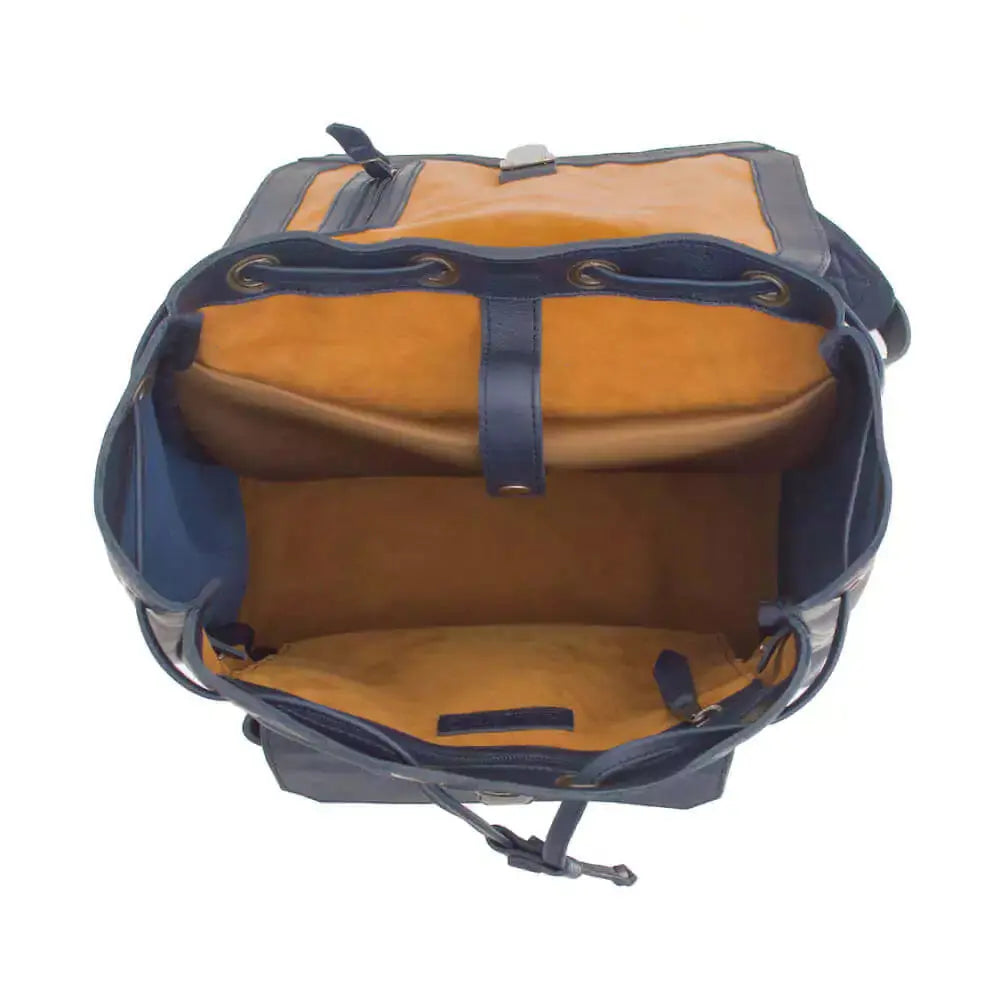 Ellington Leather Backpack by Mission Mercantile Leather Goods, handmade leather goods detail photo 37