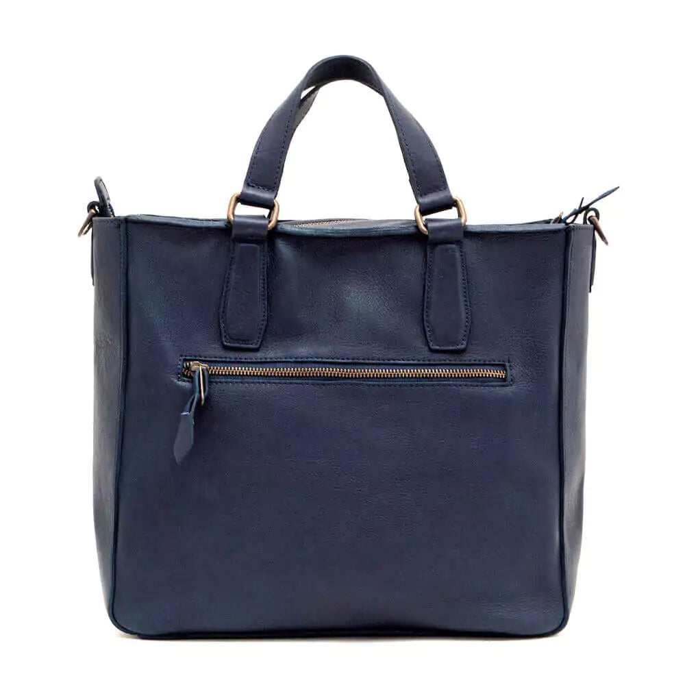 Ellington Leather Market Tote by Mission Mercantile Leather Goods, handmade leather goods detail photo 20