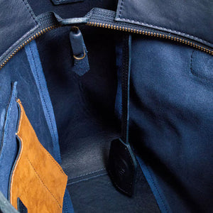 Ellington Leather Market Tote by Mission Mercantile Leather Goods, handmade leather goods detail photo 26