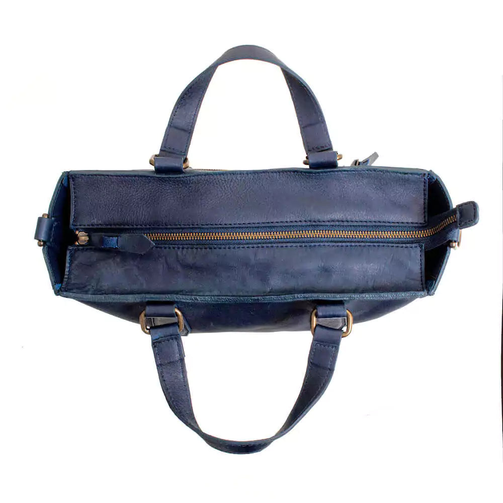 Ellington Leather Market Tote by Mission Mercantile Leather Goods, handmade leather goods detail photo 23