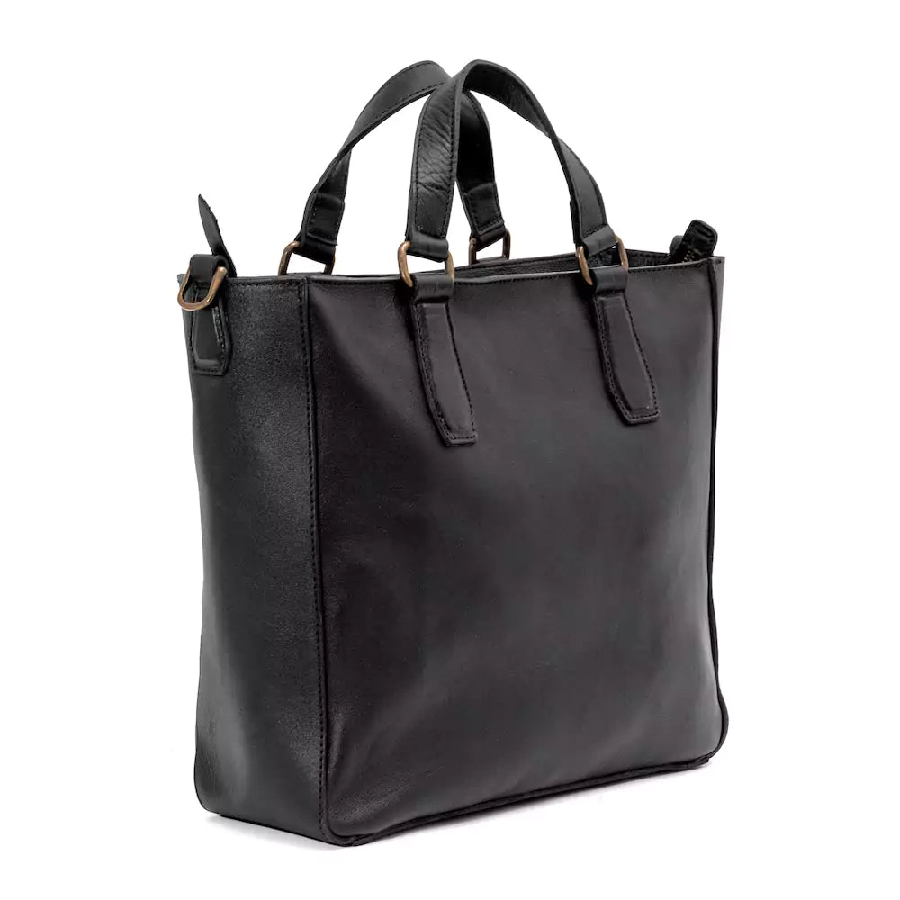 Ellington Leather Market Tote by Mission Mercantile Leather Goods, handmade leather goods detail photo 36