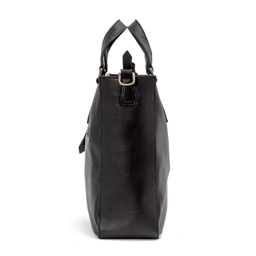 Ellington Leather Market Tote by Mission Mercantile Leather Goods, handmade leather goods detail photo 38