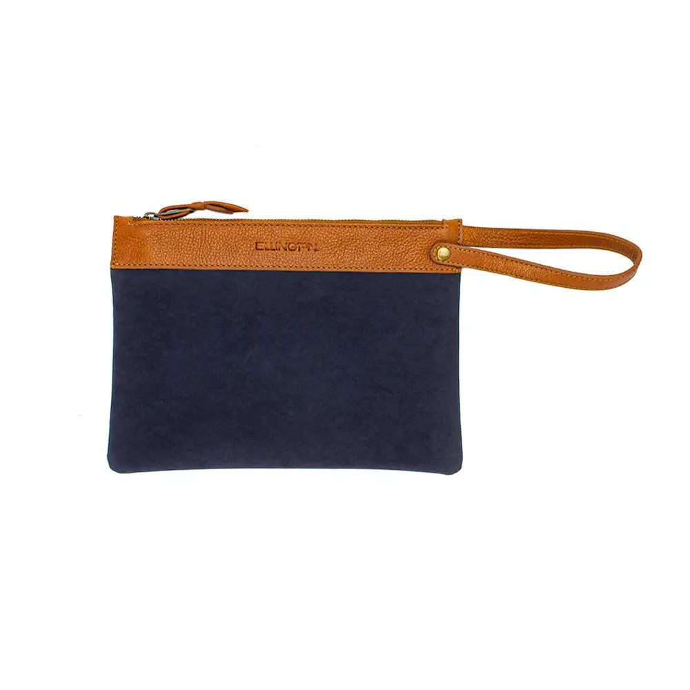 Ellington Zippered Pouch by Mission Mercantile Leather Goods, handmade leather goods detail photo 5