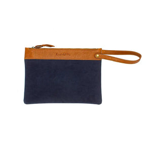 Ellington Zippered Pouch by Mission Mercantile Leather Goods, handmade leather goods detail photo 5