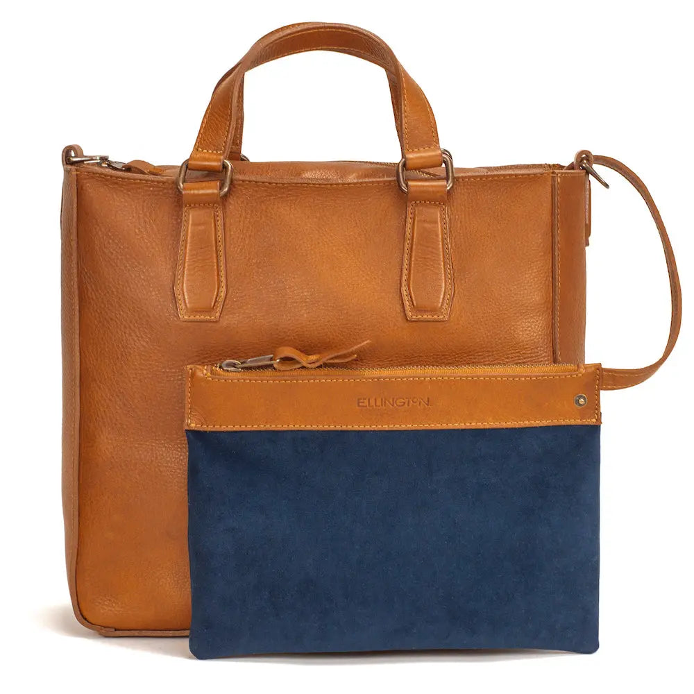 Ellington Zippered Pouch by Mission Mercantile Leather Goods, handmade leather goods detail photo 6