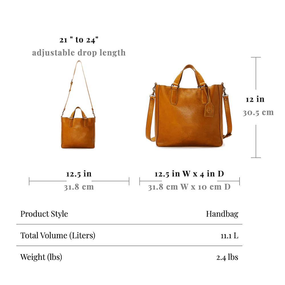 Ellington Leather Market Tote by Mission Mercantile Leather Goods, handmade leather goods detail photo 45