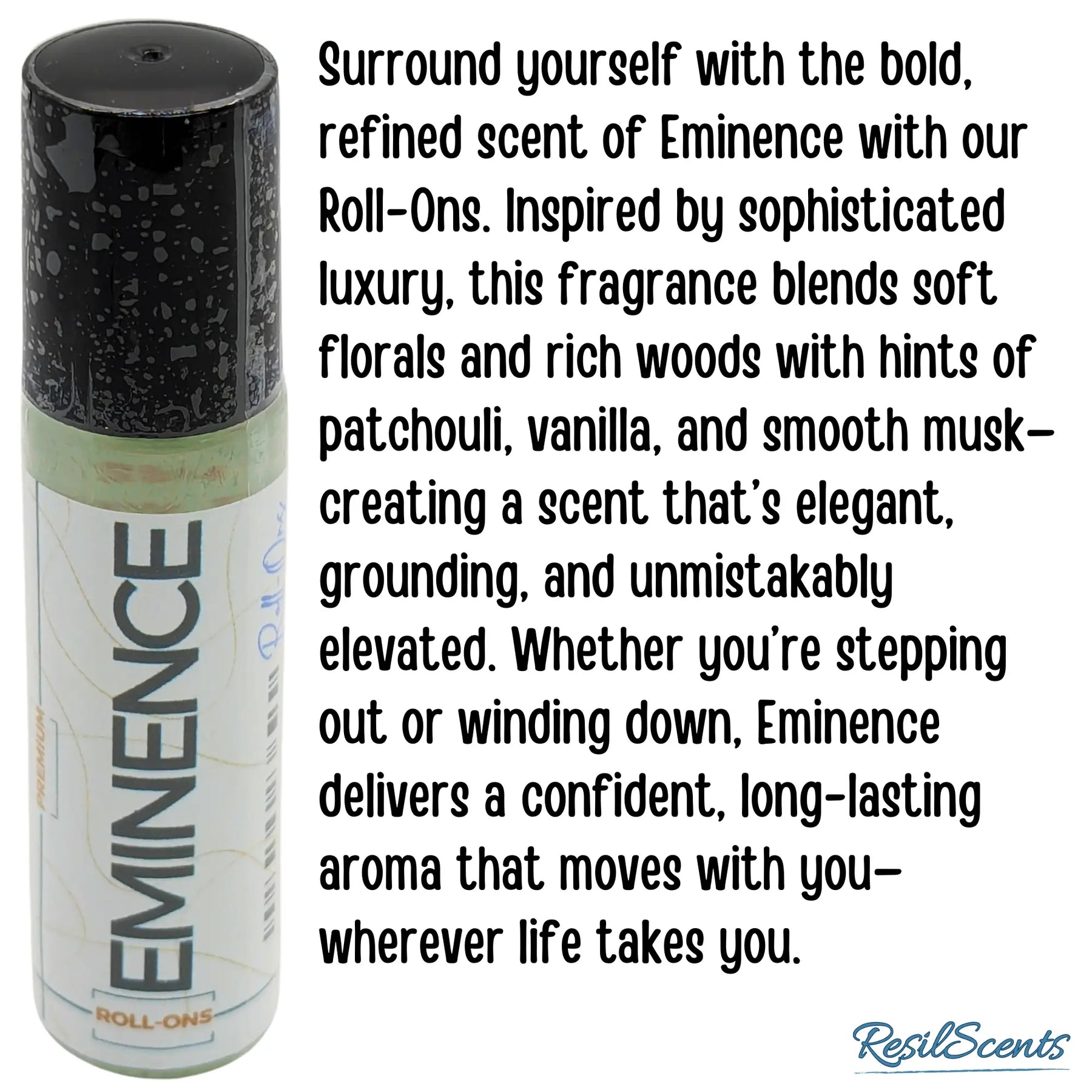 Eminence Roll-On Oil – Luxe Vibes in Your Pocket | ResilScents™ by ResilScents, scented candle detail photo 4
