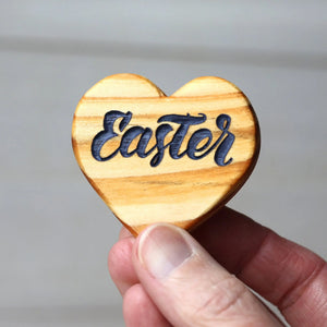 Engraved Easter Hearts by Dennehey Design Co., original artwork detail photo 9