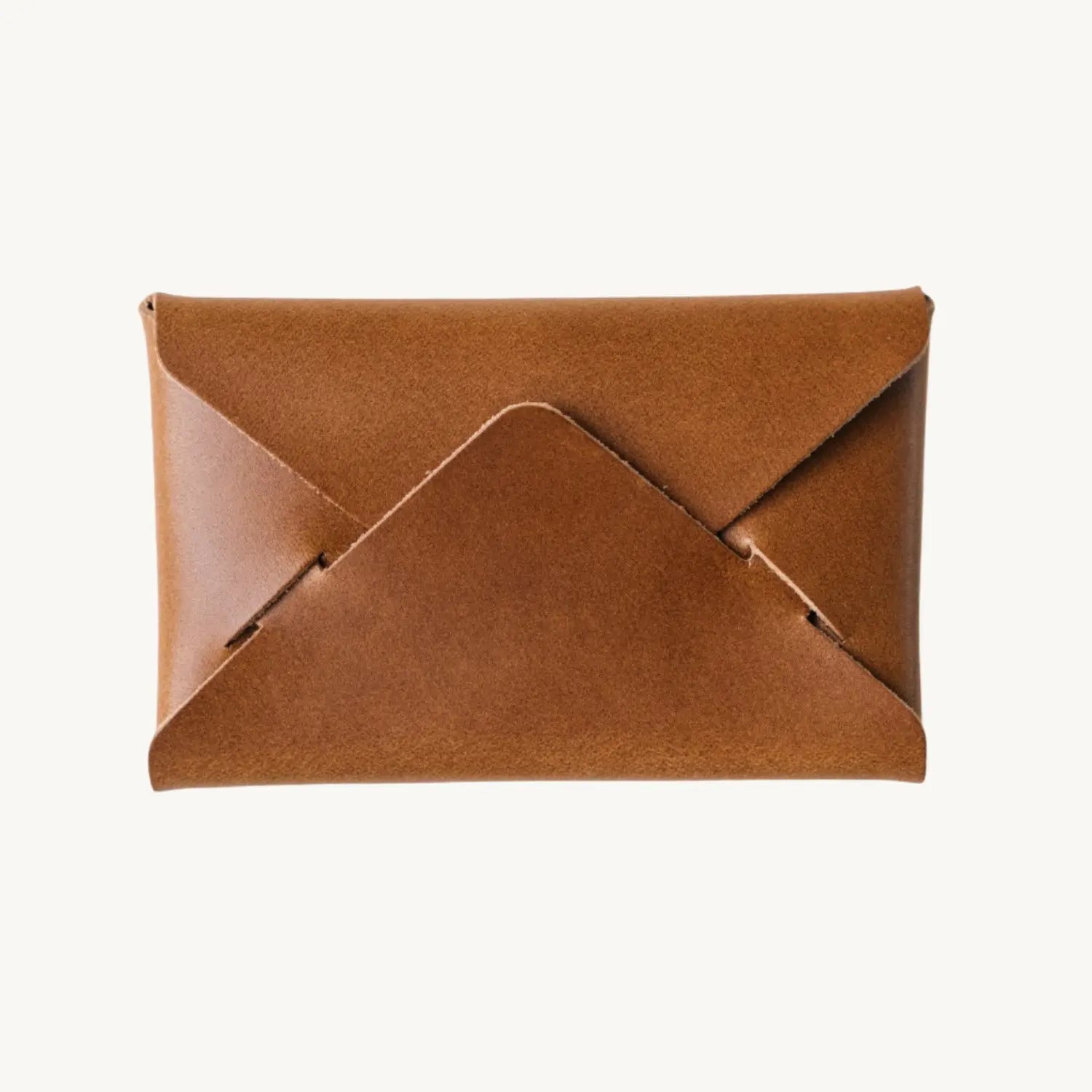 Envelope Wallet - Tobacco by Loyal Stricklin, handmade leather goods detail photo 2