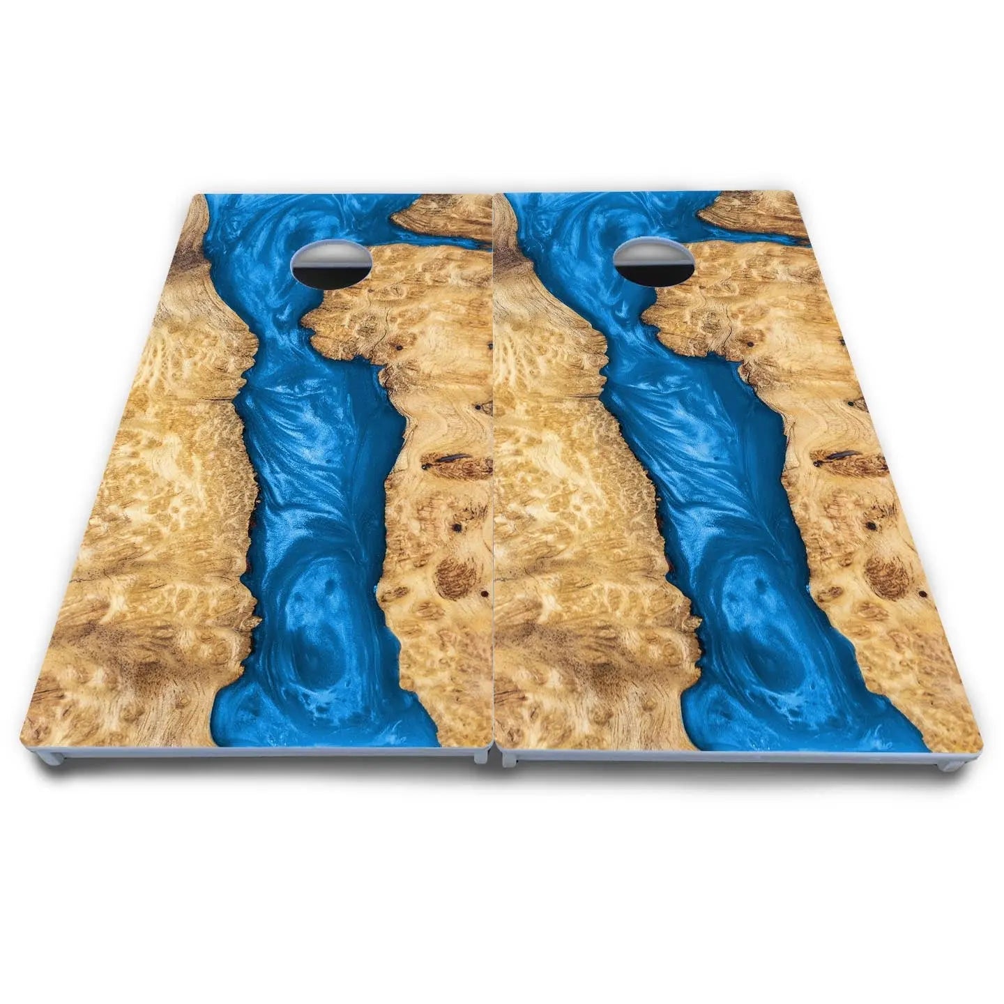 Epoxy Cornhole Boards (not actual epoxy) - All Weather Series by Cornhole Solutions, custom cornhole board detail photo 5