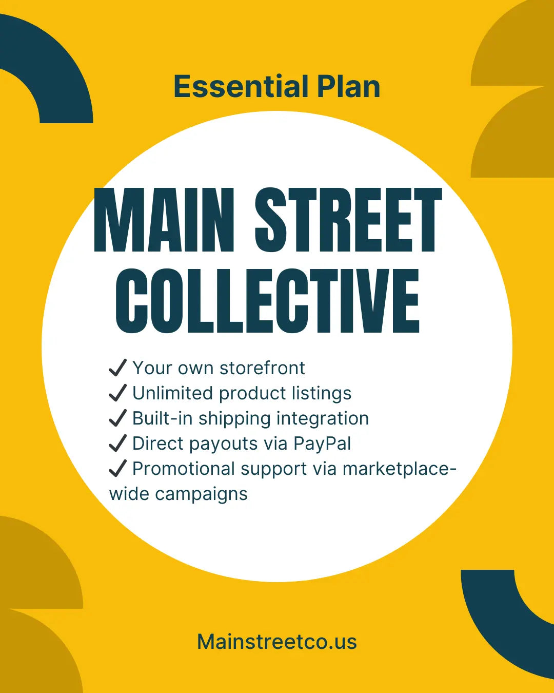 Main Street Collective: Essential Plan - Mississippi Local Business Marketplace