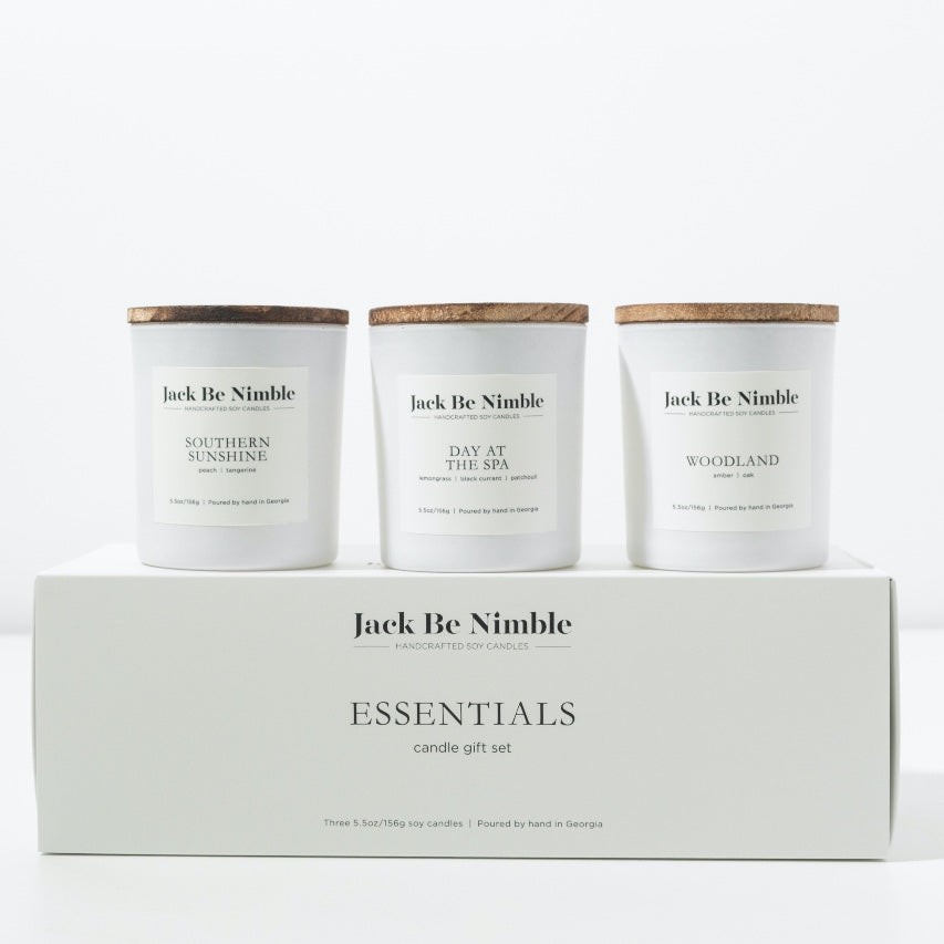 Essentials Soy Candle Gift Set by Jack Be Nimble Candles image 1