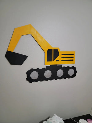 Excavator Construction Truck Wall Decor by EverLee Creations, Southern home decor detail photo 6