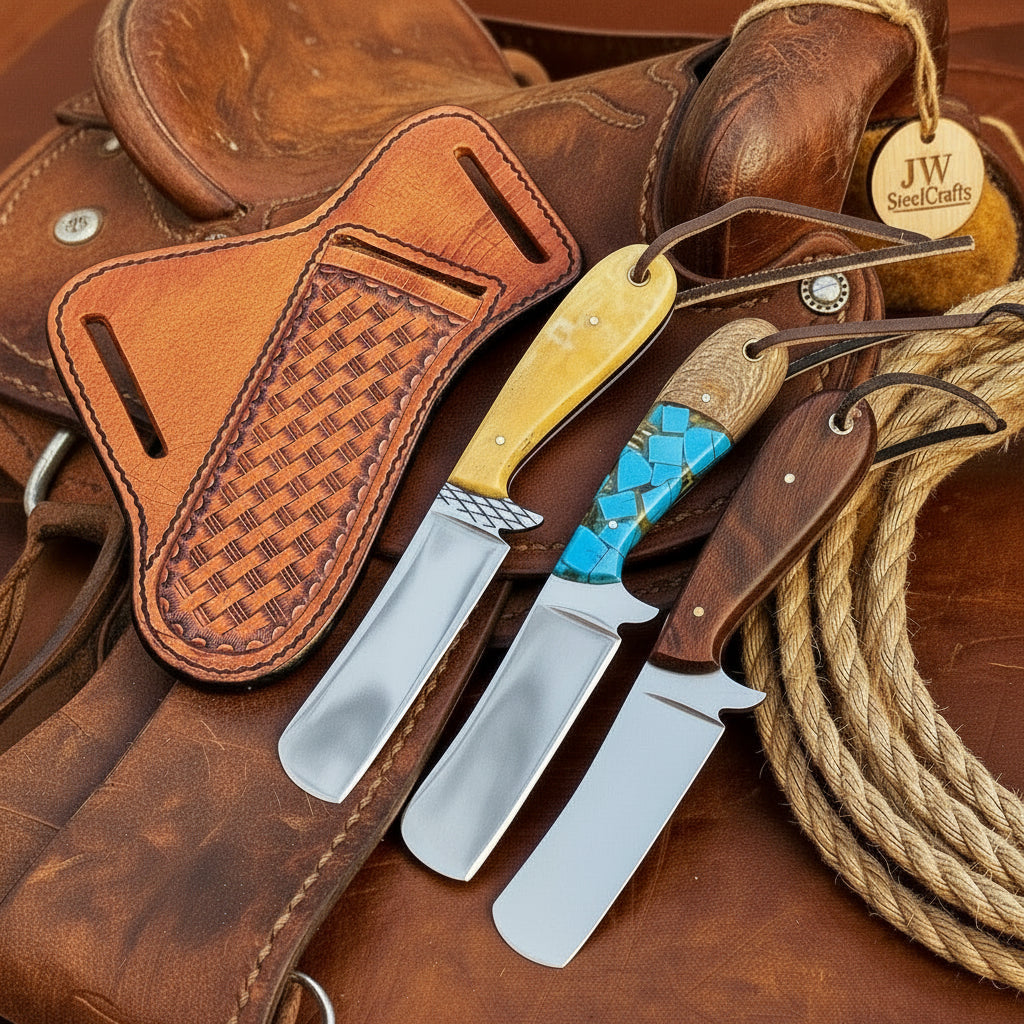Trailhand High Carbon Bull Cutter Trio by JW SteelCrafts