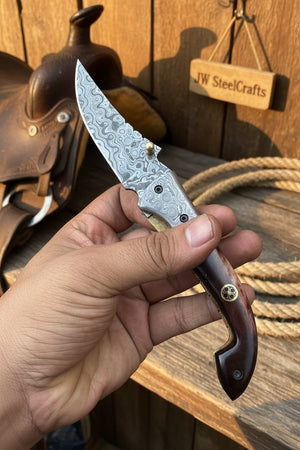 Twilight Burl Folder Knife product detail, view 7