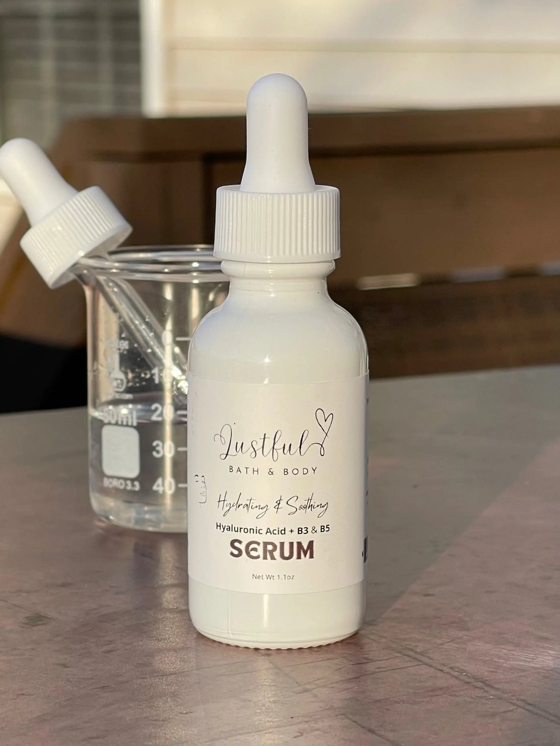 Face Serum - Hyaluronic Acid by Lustful Bath, LLC, handmade bath and body main product photo