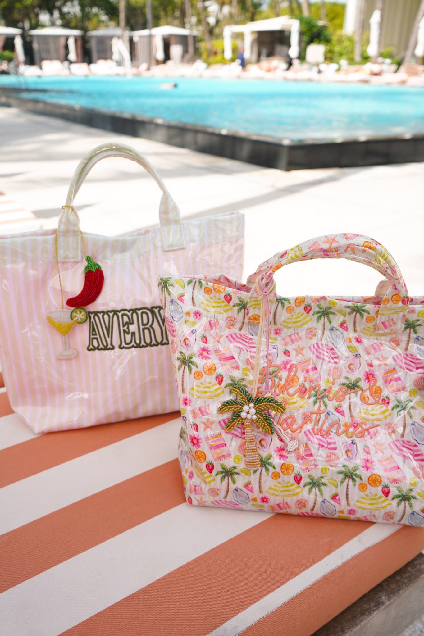 Cabana Clear Coat Tote